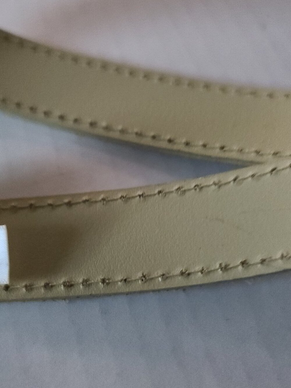 Free People On Point Leather Belt Taupe M/L Rustic Artisan Boho Classic NWOT - Picture 6 of 10